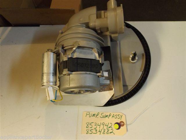 Kenmore DISHWASHER 8534942 8534882 Pump, Sump used Kenmore DISHWASHER 8534942 8534882 Pump, Sump used